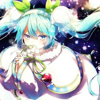 Snow Miku wallpaper