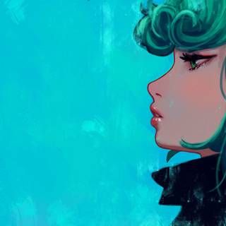 Turquoise eyes wallpaper