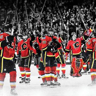 Calgary Flames ice hockey wallpaper