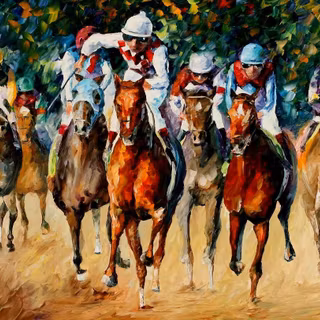 Race horses wallpaper