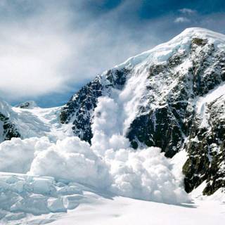 Avalanche nature wallpaper