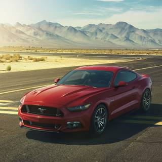 Ford Mustang red wallpaper