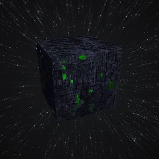 Star Trek Borg Cube wallpaper