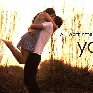 Girl and  boy wallpaper