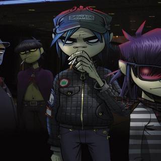 Gorillaz 3D wallpaper