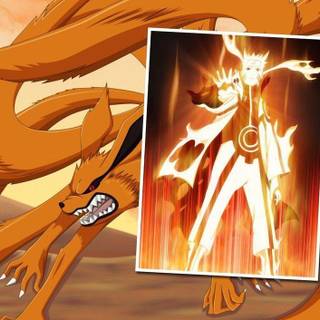 Naruto and Kurama wallpaper