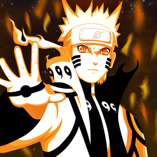 Naruto and Kurama wallpaper