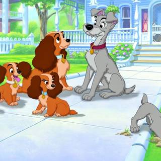 Lady and the Tramp wallpaper