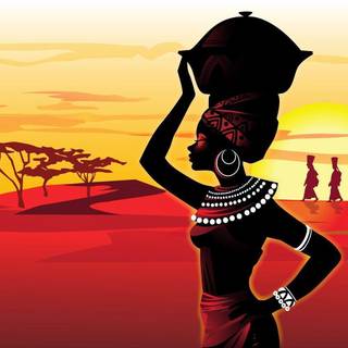 West African Art wallpaper