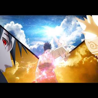 Sasuke vs Naruto wallpaper