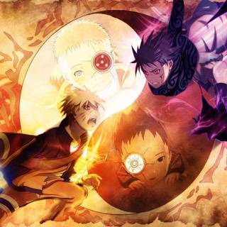 Sasuke vs Naruto wallpaper