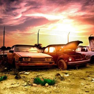 Old trucks wallpaper