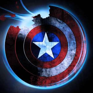 Captain America's shield wallpaper