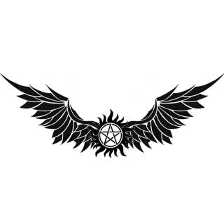 Supernatural symbol wallpaper
