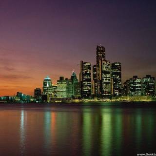 Detroit city wallpaper