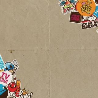 Stickerbomb wallpaper