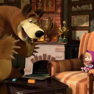 Masha and the Bear wallpaper