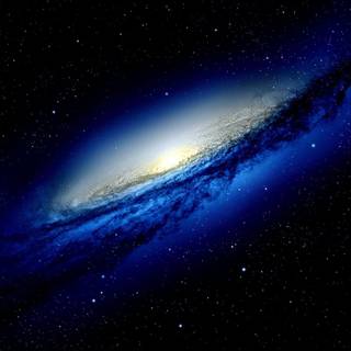 Blue galaxy wallpaper