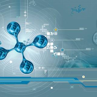 Molecules wallpaper
