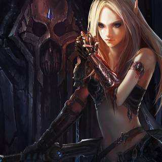 Blood elf wallpaper