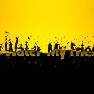 Black and yellow wallpaper