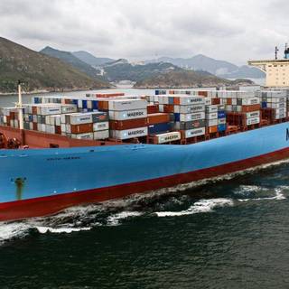 Cargo ship wallpaper