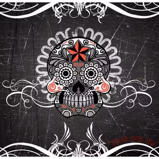 Mexican skull wallpaper