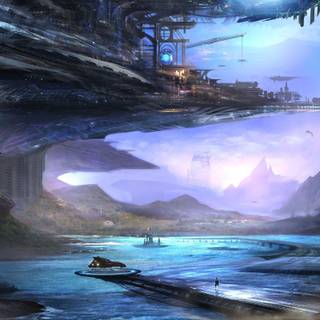 Anime landscape wallpaper