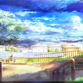 Anime landscape wallpaper