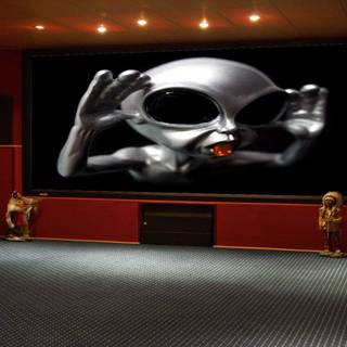 Home cinema wallpaper