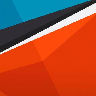 Blue and orange wallpaper
