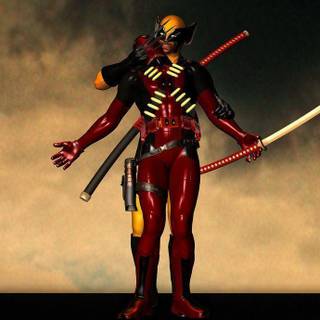 Wolverine vs Deadpool wallpaper