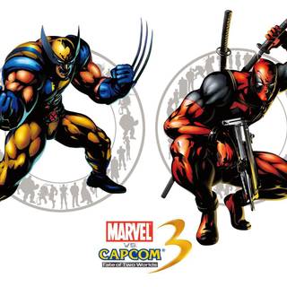 Wolverine vs Deadpool wallpaper
