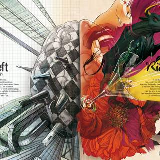 Left handed wallpaper