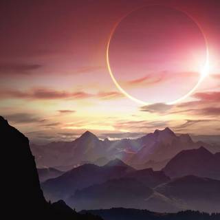 Solar eclipse 2017 wallpaper
