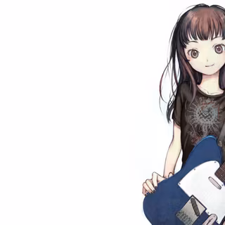 Cartoon girl wallpaper