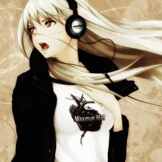 Cartoon girl wallpaper