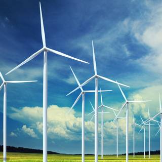 Wind energy wallpaper