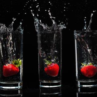 Strawberries wallpaper