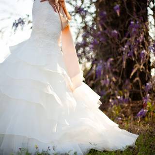 Wedding dress wallpaper
