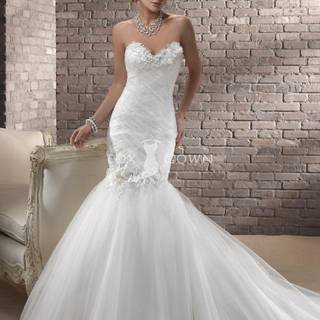 Wedding dress wallpaper