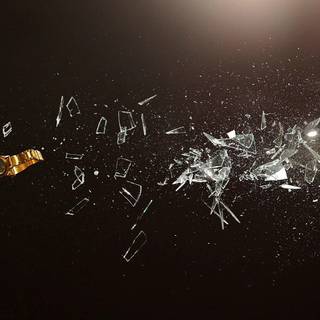 Broken glass HD wallpaper