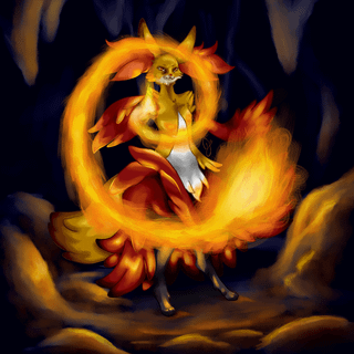 Delphox wallpaper