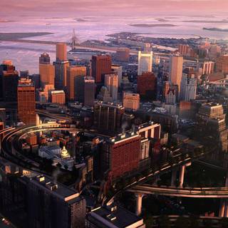 Boston city wallpaper