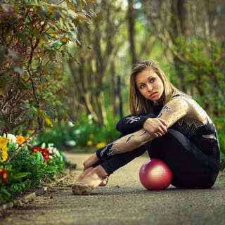 Rhythmic gymnastics wallpaper