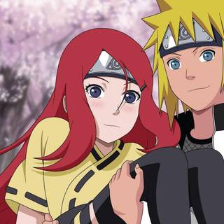 Minato and Kushina wallpaper