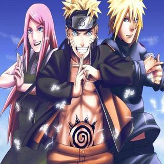 Minato and Kushina wallpaper