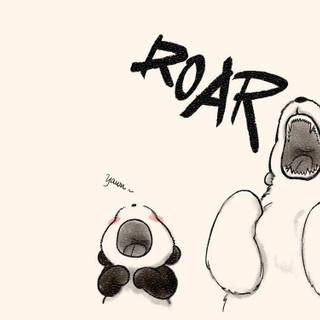 Minimal polar bear wallpaper