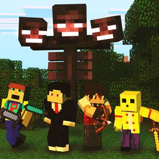 Minecraft skins wallpaper