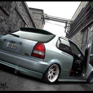 EK9 Honda Civic wallpaper